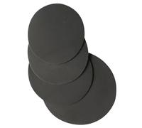 FRCOLOR Lot de 4 Pads d'Entraînement pour Batterie en Mousse Résistante Amortisseurs de Batterie Silencieux 12-13-14-16 Pouces Insonorisant pour Caisse Claire Kit Sourdine pour Pratique à