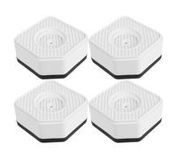 FRCOLOR Lot de 4 pieds de nivellement pour machine à laver, antidérapants | Rehausseurs de lave-linge pour coin buanderie, protègent le sol des appartements, améliorent l'équilibre de la machine