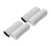 FRCOLOR Lot de 4 Protège-Semelles Antidérapantes Autocollantes Découpables 10X50 CM, Coussinets Résistants à L'Usure, Noir et Transparent, pour Talons Hauts et Baskets, Protection Semelle