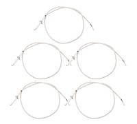 FRCOLOR Lot de 5 Allume-barbecues à gaz avec Fil et électrode en | Ensemble d'allumage pour barbecue avec fil de 70 cm (27,5 po), remplacement pour fils cassés, transfert d'étincelle
