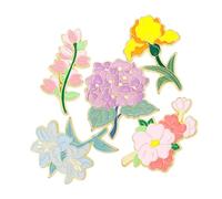 FRCOLOR Lot De 5 Broches à Motifs Floraux En Alliage Métal, Décoration Élégante Pour Vêtements Féminins, Broches Fleuries Pour Manteau Et Châle, Style Délicat, Petite Taille, Usage Soirée Et Gala