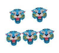 FRCOLOR Lot De 5 Broches En Forme De Tigre En Acrylique Pour Femme Et Fille Idéales Pour À Cartable Col Châle Etc