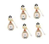 FRCOLOR Lot De 5 Broches Pour Femme Accessoire Musical En Alliage Idéal Pour Un Mariage Ou Comme Décoration Musicale