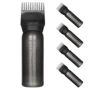 FRCOLOR Lot De 5 Flacons Applicateurs En Plastique Pour Teinture Capillaire Avec Graduation Pour Application Dhuile Capillaire Pour Salon De Coiffure