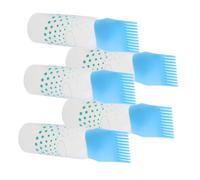 FRCOLOR Lot de 5 Flacons de Capillaire pour Salon - pour Un Mélange Précis Applicateur Dhuile Capillaire Polyvalent Flacon Peigne Nettoyage Facile Et Design Portable