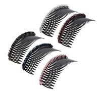 FRCOLOR Lot De 5 Peignes À Cheveux Uniques En Strass Accessoire De Coiffure Élégant Pour Femme Idéal Pour Une Fête Ou Un Mariage