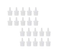 FRCOLOR Lot De 50 Bouchons D'embout Pour Colle à Cils, Taille Standard, Remplacement Pratique, Compatibles Extensions De Cils, Usage Professionnel Et Maison