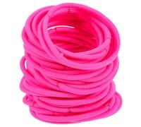 Frcolor Lot de 50 élastiques pour cheveux - Sans métal - Sans danger pour queue de cheval - Rose