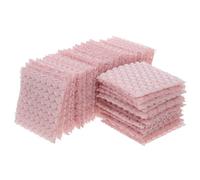 FRCOLOR Lot de 50 Pochettes Papier Bulle Rose en Plastique de Cœur, Protection Colis et Remplissage des Espaces pour Emballage Sécurisé