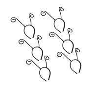 FRCOLOR Lot de 6 Bandeaux Coiffe D'halloween Tentacules de Fourmi Noirs, Taille Unique, Accessoires Cosplay Adultes et Garçon et Filles, Fête Déguisement Anniversaire