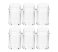 FRCOLOR Lot de 6 bouteilles de poudre en vrac - Bouteille anti-cernes - Tamis - Distributeur de poudre de voyage - Mini bouteilles vides avec poudre en vrac - Distributeur de - Comme Miss -