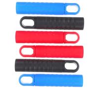 FRCOLOR Lot De 6 Embouts Antidérapants pour Manche De Balai en Plastique avec Crochet De Suspension pour Balais De 25 Mm pour Outils De Nettoyage Ménagers