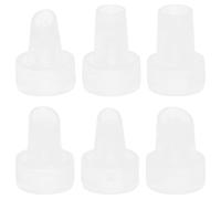 FRCOLOR Lot de 6 embouts pour machine faciale hydro-faciale - Pour eau et oxygène - En plastique, comme sur l'image, 3x2.1cm