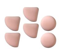 FRCOLOR Lot De 6 Éponges De Maquillage À Double Usage Outils De Beauté Pour Femmes Éponges De Maquillage Triangulaires Pratiques Et Faciles À Ranger