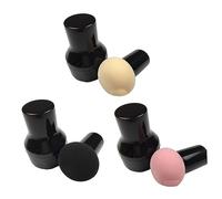 FRCOLOR Lot De 6 Éponges De Maquillage Triangulaires En Polyuréthane Hydrophile Doux Sans Latex Pour Application Sèche Et