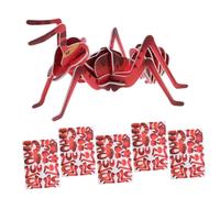 FRCOLOR Lot De 6 Modèles d'animaux pour Enfants Jouets Biologiques Insectes Réalistes Puzzle 3D Jeu De Réflexion Kit Scientifique Préscolaire Simulation De Modèle De