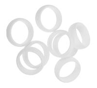 FRCOLOR Lot de 8 Bagues en Silicone pour Hommes Bague de Sport Ergonomique Confortable Anti-Transpirante Fitness et Activités Physiques