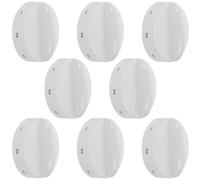 FRCOLOR Lot de 8 Boutons de Réglage Température en Plastique pour Thermostat de Réfrigérateur, 7 Positions, Commande Précise, Remplacement Facile pour Mini-réfrigérateur et Plinthe