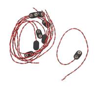 FRCOLOR Lot De 8 Câbles Pour Boîtier De Pile 9V Adaptateur Pour Pile 9V À Boucle Rigide Avec Fil Fixation Pour Boîtier En Plastique Pour