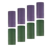 FRCOLOR Lot de 8 Contenants Déodorant 40g en Plastique Rechargeable Rotatif, Petit Applicateur Stick pour Cosmétiques Solides, Échantillons et Recharges, Bouchons Hermétiques, Couleurs