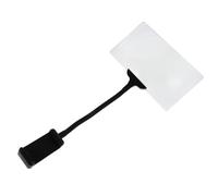 FRCOLOR Loupe avec Pince Ajustable pour Seniors Loupe Flexible à Col Articulé pour Lecture Peinture et Travaux Manuels HD pour Écran de Téléphone et Ordinateur