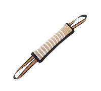 FRCOLOR Mâcher pour Chien Noir en Jute Ceinture Réfléchissante, Bâton Dentaire Résistant pour Entraînement, Interactif de Dentition pour Chiots et Chiens Adultes