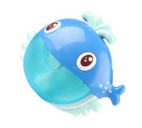 FRCOLOR Machine à Bulles Bain Forme de Baleine Sécurisée pour Garçon Fille Bain Garçon Fille Plastique Lisse Utilisable Piscine Éveil Animalier et Couleurs