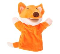 FRCOLOR Main Renard Peluche Douce Interactif Garçon Fille pour Conte Éducatif Jeux Rôle
