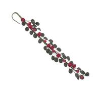 FRCOLOR Maison de Poupée Guirlande de Roses Fausse Rouge Profond Décoration Mini Jardin et Accessoire Floral