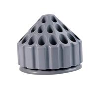FRCOLOR Mallette De Rangement Pour Accessoires De Meulage Support Pour Forets À Clous À 35 Fentes Plateau De Rangement En Pe Peu Encombrant Pour Un Espace De Travail Bien Rangé