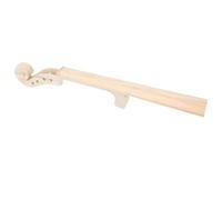 FRCOLOR Manche de Violon Érable Non Verni avec Touche Bois Accessoire de Remplacement pour Lutherie et Réparation de Violon