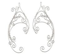 FRCOLOR Manchettes Oreilles Non Percées Pour Femmes Bijoux De Fée Clips Oreilles Sans Perçage Pour Cosplay