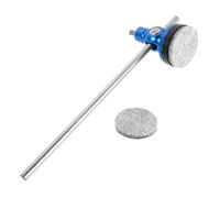 FRCOLOR Marteau Pédale Grosse Caisse Alliage Bleu Double Pédale Flexible pour Batterie Jazz et Percussions