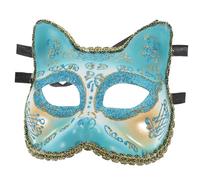 FRCOLOR Masque de Chat pour Garçon Fille Masque de Cosplay Cat pour Halloween Accessoire de Fête Ciel Bleu pour Carnaval et Événements Festifs