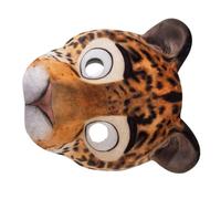 FRCOLOR Masque de Léopard EVA avec Bande Élastique Demi Masque Animal pour Carnaval Halloween et Fêtes Costumées Confortable et Facile à Porter