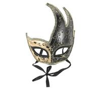 FRCOLOR Masque de Mascarade Vénitien pour Hommes Masque Vintage Accessoire de Fête pour Carnaval et Cosplay Élégant et Confortable pour Performances et Spéciales