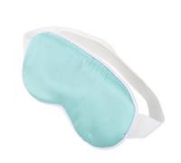 FRCOLOR Masque de Sommeil en Soie Véritable pour Garçon et Filles Couvre-Yeux Léger et Doux Coloris Bleu Ciel Taille Adaptée -Né pour Bébé et Voyage Masque Yeux Dormir Occultant