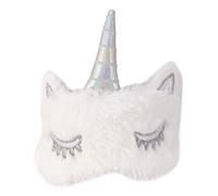 FRCOLOR Masque de Sommeil Licorne Blanc Masque Occultant Confortable pour Yeux et Filles Design Élégant Parfait pour Sommeil Réparateur Même