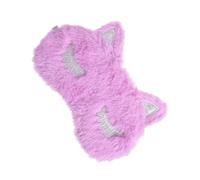 FRCOLOR masque de sommeil patchs oculaires pour enfants masque pour les yeux licorne couvre-yeux en peluche masque enfant masque pour les yeux en peluche cache-oeil visière de nuit Violet