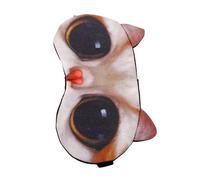 FRCOLOR Masque De Sommeil Pour Femme Motif Animal De Dessin Animé Amusant En Vrac Idéal Pour Les Yeux Et Les Adolescents Masque De Sommeil Calico