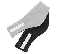 FRCOLOR Masque de Sommeil Rafraîchissant en Soie Glacée Cache-oreilles Antibruit Intégrés, Blocage Total Lumière, Léger et Confortable pour Hommes et Femmes, Été et Voyages, Couleur Noir