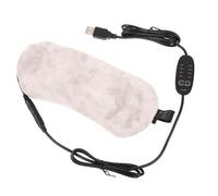 FRCOLOR Masque de Sommeil USB Chaud pour Yeux Rechargeable par USB Compresse Oculaire Portable pour Femmes et Hommes