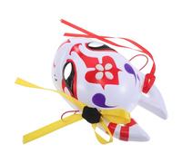FRCOLOR Masque Renard Japonerie Traditionnel pour Bal Masqué et Cosplay, Masque Intégral Léger en Plastique, Facile à Nettoyer, pour Fêtes Costumées et Halloween