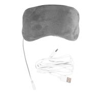 FRCOLOR Masque Yeux à Vapeur Chaude Usb, Masque Chauffant Yeux, Tissu Doux Gris, Utilisation Pendant Le Sommeil, Réduction Des Ternes, Adapté Aux Voyages Et Loisirs