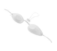 FRCOLOR Masque Yeux Blanc en Tpu Confortable Protège Yeux Lumière pour Soins de Beauté et Épilation