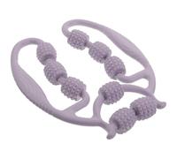 FRCOLOR Masseur De Jambes Masseur à Rouleau Jambes De Massage à Rouleaux Circulaires Rouleau De Pinces à Pattes Circulaires Outil De Massage Manuel Violet Pp