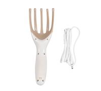 FRCOLOR Masseur De Tête Électrique à Cinq Griffes Portatif Usb Blanc, Appareil De Massage Cuir Chevelu Multifonction Pour Usage à Domicile, Stimulation Relaxante, Soin Capillaire Quotidien