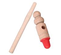 FRCOLOR Masseur Pieds en Hêtre Massif Bâton de Massage des Points D’Acupuncture Forme Croix Rouge - Outil Manuel Écologique pour Relaxation et Massage Réflexologie Plantaire Portable