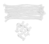 FRCOLOR Mèche de Lampe à Huile en Fibres Naturelles pour Laboratoire Support en Céramique, Facile à Remplacer, Design pour Applications Scientifiques