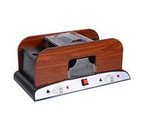 FRCOLOR Mélangeur de Cartes Électrique Automatique sans Batterie Outil Poker pour Jeux de Société Compatible Jeux de Cartes Bridge et Poker Usage Professionnel
